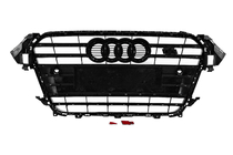 Audi A4 B8 2007–2015 Etusäleikkö S-style (2012-2015, musta kromilla) kuva 4