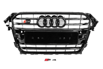 Audi A4 B8 2007–2015 Musta etusäleikkö S-style (2012-2015) kuva 1