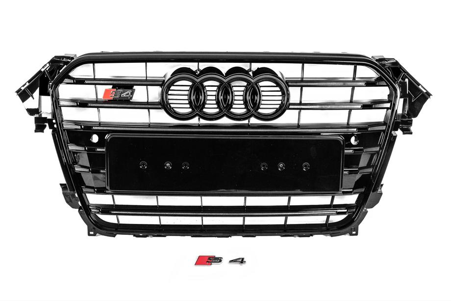 Audi A4 B8 2007–2015 Musta etusäleikkö S-style (2012-2015) Image