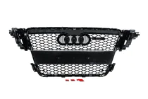 Audi A5 2007–2015 RS-tyylinen etusäleikkö (2007-2011, musta) kuva 4