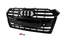 Audi A5 2016–2025 Etusäleikkö S-style (2016-2019, musta) kuva 3
