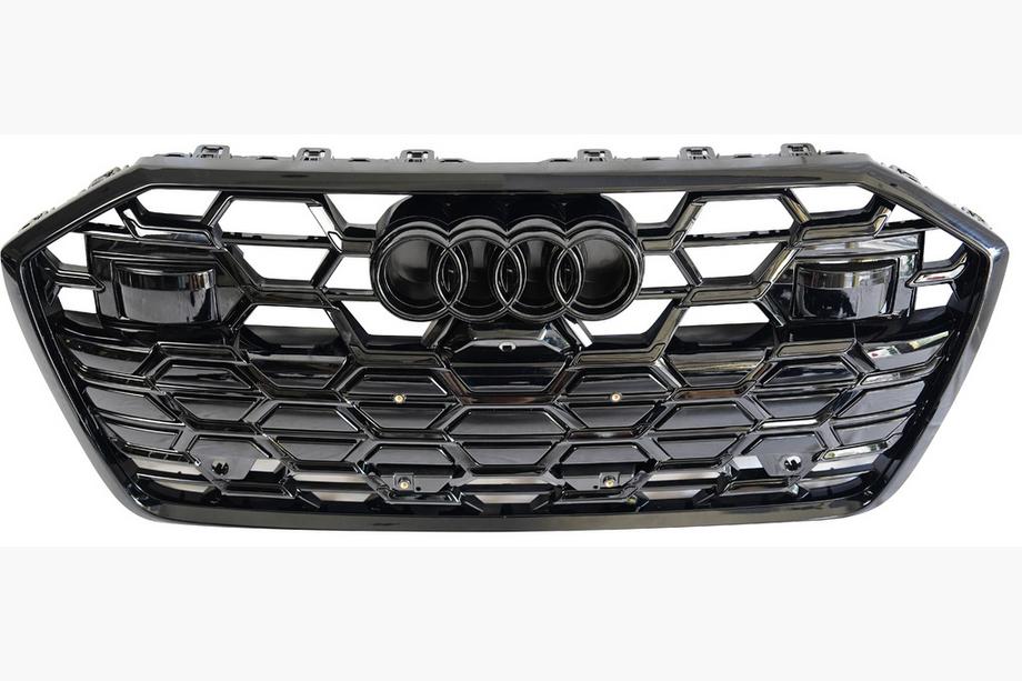 Audi A6 C8 2018–2025 RS-tyylinen etusäleikkö (2024+, musta) Image