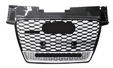 Audi TT 2006–2014 RS-tyylinen etusäleikkö Quattro-tekstillä (2008-2014, musta) kuva 1