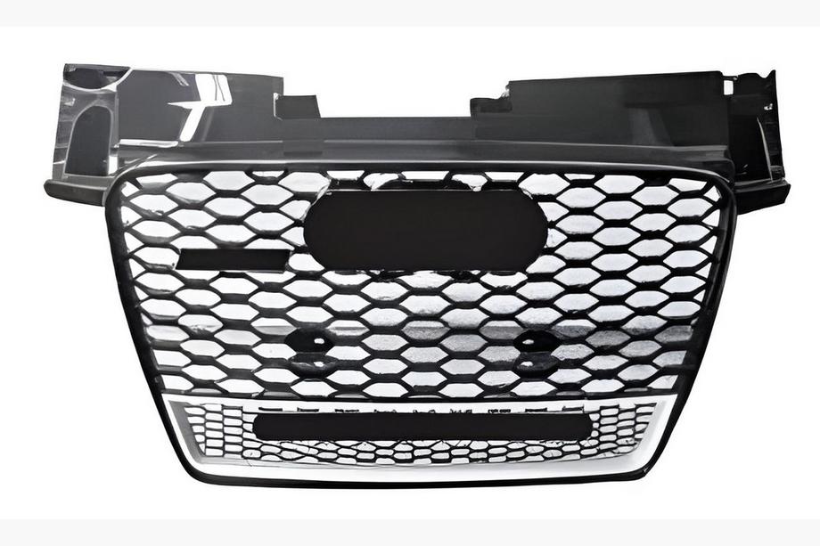 Audi TT 2006–2014 RS-tyylinen etusäleikkö Quattro-tekstillä (2008-2014, musta) Image
