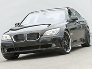 BMW 7-sarja F01/F02 2008–2015 Munuaismaski 1-bar (kiiltävä musta kromikehyksellä) kuva 4