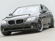 BMW 7-sarja F01/F02 2008–2015 Munuaismaski 1-bar (kiiltävä musta kromikehyksellä) kuva 3