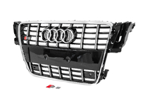 Audi A5 2007–2015 Etusäleikkö S-style (2007-2011, musta kromilla) kuva 2
