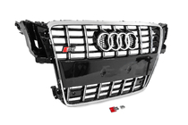 Audi A5 2007–2015 Etusäleikkö S-style (2007-2011, musta kromilla) kuva 3