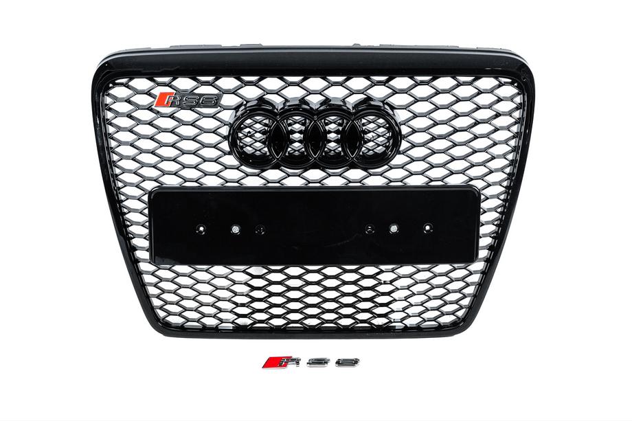 Audi A6 C6 2004–2011 Etusäleikkö RS-tyyli (musta) Image