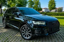 Audi Q7 2015–2026 RS-tyylinen etusäleikkö (2015-2019, musta) kuva 5