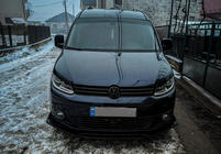 Volkswagen Caddy 2010–2015 Etupuskurin lip-spoileri Niken Black (ABS) kuva 2