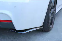 Volkswagen Caddy 2004–2010 Flap takapuskurin flapsit DPT (ABS) (2 kpl) (kiiltävä musta) kuva 5