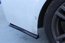 Volkswagen Caddy 2010–2015 Flap takapuskurin flapsit DPT (ABS) (2 kpl) (kiiltävä musta) kuva 6