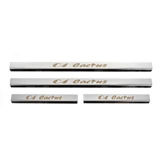 Carmos-kynnyslistat (4 kpl, ruostumaton teräs) Citroen Cactus 2014–2020 kuva 1