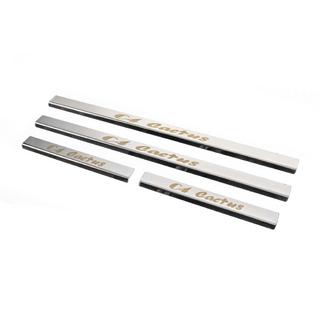 Carmos-kynnyslistat (4 kpl, ruostumaton teräs) Citroen Cactus 2014–2020 kuva 2