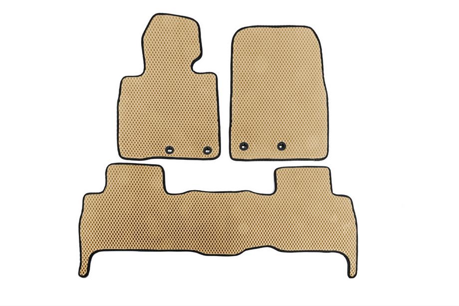 Lexus LX570/450d 2008–2022 Polyuretaaniset EVA V-2 -lattiamatot (2012-2021, Beige) Image