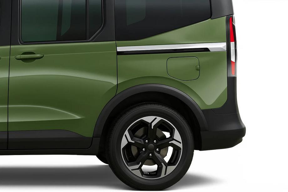 Ford Courier 2023– Ruostumaton liukuoven koriste-/listalista Image