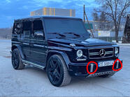 Mercedes G class W463 1990–2018 Ruostumattomat puskurilistat (2 kpl, AMG) kuva 2