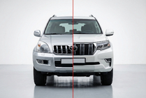 Toyota Land Cruiser Prado 120 2002–2009 Facelift-korisarja Toyota Land Cruiser Prado 150 2017+ kuva 1