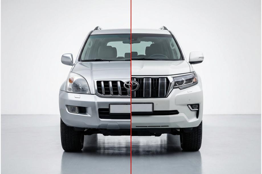 Toyota Land Cruiser Prado 120 2002–2009 Facelift-korisarja Toyota Land Cruiser Prado 150 2017+ Image