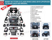 Mercedes G class W463 1990–2018 Facelift-korisarja W465 2025 G63:lle kuva 78