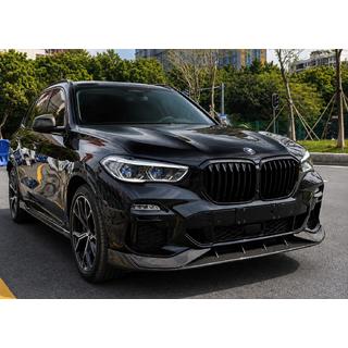 Etupuskurin lip-spoileri Paradigm V-1 (2018-2022, aitoa hiilikuitua) BMW X5 G05 2019–2026 kuva 1