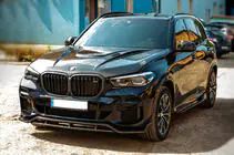 BMW X5 G05 2019–2026 Etupuskurin lip-spoileri Paradigm V-2 (2018-2022, aitoa hiilikuitua) kuva 1