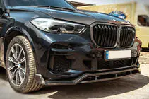 BMW X5 G05 2019–2026 Etupuskurin lip-spoileri Paradigm V-2 (2018-2022, aitoa hiilikuitua) kuva 8