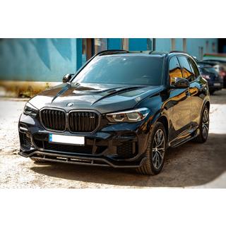 Etupuskurin lip-spoileri Paradigm V-2 (2018-2022, aitoa hiilikuitua) BMW X5 G05 2019–2026 kuva 1
