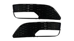 Audi A3 2012–2020 Sumuvalojen maskit RS-Style V-2 (2012-2016, 2 kpl, musta) kuva 3
