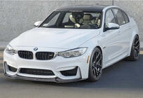 BMW 4-sarja F32/F33/F36 2012–2020 Etupuskurin lipa DPT Lip V-2 (M4:lle, kiiltävä musta) kuva 5