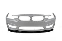 BMW 4-sarja F32/F33/F36 2012–2020 Etupuskurin lipa DPT Lip V-2 (M4:lle, kiiltävä musta) kuva 2