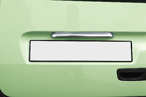 Renault Kangoo 2008–2020 Rekisterikilven ylälista (ruostumaton teräs) kuva 1