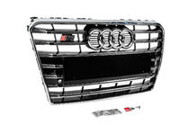 Audi A7 2010–2018 Etumaski S-Style (2010-2014, musta kromilla) kuva 3