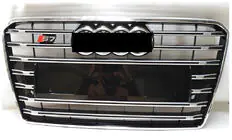 Audi A7 2010–2018 S-Style etusäleikkö (2015-2018, musta kromilla) kuva 1