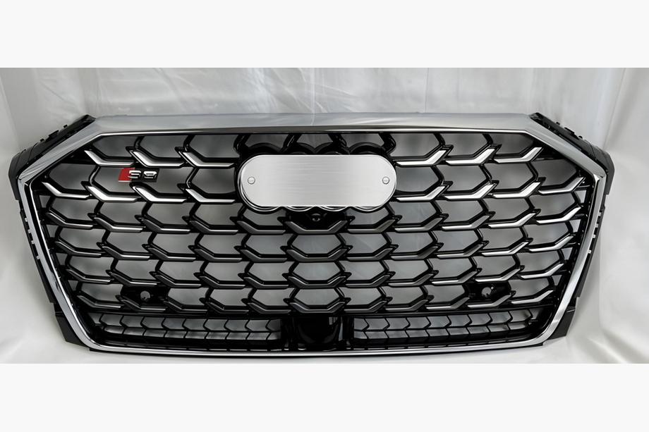 Audi A8 2018– Etusäleikkö S-Style (2022+, kromi ja musta) Kuva 1