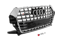Audi Q3 2011–2019 Etu­säleikkö SQ-Style (2015-2019, musta kromilla) kuva 3