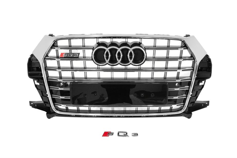 Audi Q3 2011–2019 Etusäleikkö SQ-Style (2015-2019, musta kromilla) Image