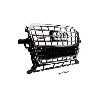 Etusäleikkö SQ-Style (2012-2017, musta kromilla) Audi Q5 2008–2017 kuva 3