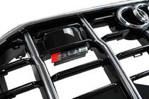 Audi Q8 2018– Etusäleikkö SQ-Style (2018-2023, musta kromilla) kuva 6