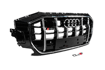 Audi Q8 2018– Etusäleikkö SQ-Style (2018-2023, musta kromilla) kuva 3