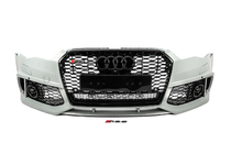 Audi A6 C7 2011–2017 Etupuskuri mustalla RS6-Style etusäleiköllä (2014–2017) kuva 1