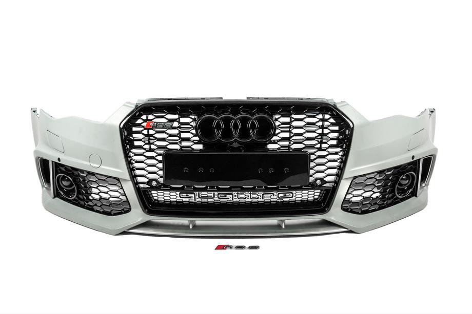 Audi A6 C7 2011–2017 Etupuskuri mustalla RS6-Style etusäleiköllä (2014–2017) Image