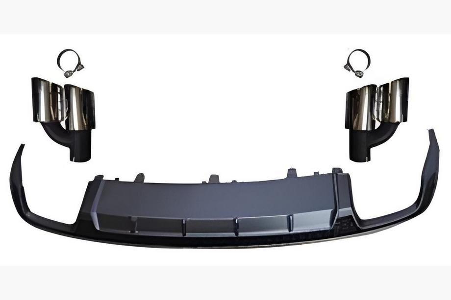 Audi A6 C7 2011–2017 Takadiffuusori pakoputken päillä RS-Style V-3 (2014-2017) Image