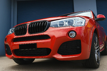 BMW X3 F25 2011–2018 Munuaissäleikkö M-Look (2014-2018, kiiltävä musta) kuva 1