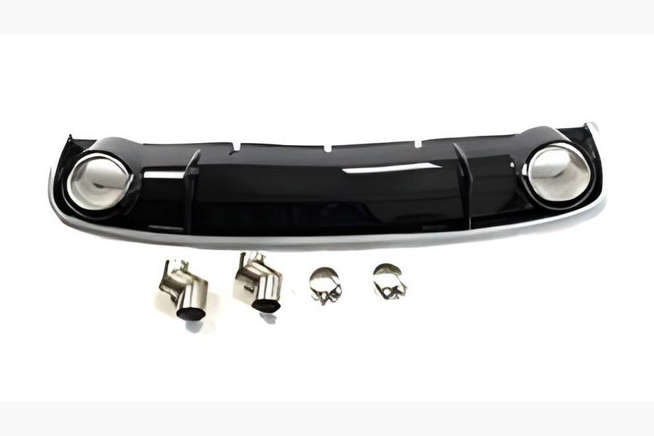 Audi A4 B8 2007–2015 Taka diffuusori pakoputken päillä RS-Style (2012-2015) Kuva 1