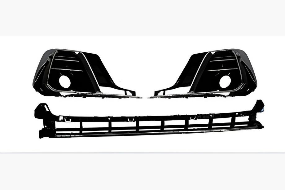Audi A8 2018– Sumuvalojen ritilät ja alempi puskuriritilä S-Style Horch (2022+, 2+1 kpl, musta) Image