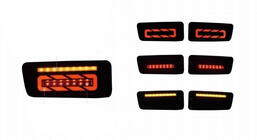Nissan Patrol Y61 1997–2011 LED-takavalot Smoke Black (1999-2005, 2 kpl) kuva 1
