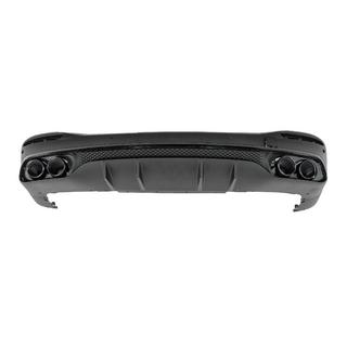 Takadiffuusori pakoputkenpäillä, musta (GLS53-design) Mercedes GLS X167 2019– kuva 2