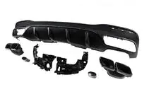 Mercedes GLE/ML class W166 2011–2018 Takadiffuusori GLE:lle (GLE63 Black -design) kuva 5